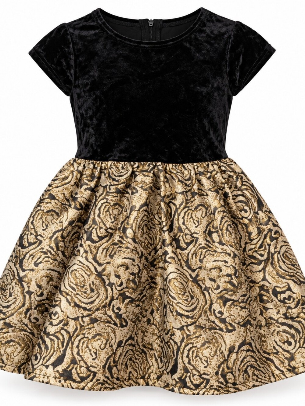 ✨ Little Angels by Us Angels Black & Gold Party Dress | 18 Months ✨